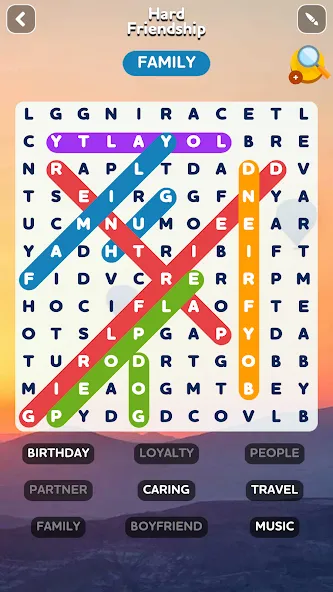 Word Search - Word Puzzle Game — скриншот 1