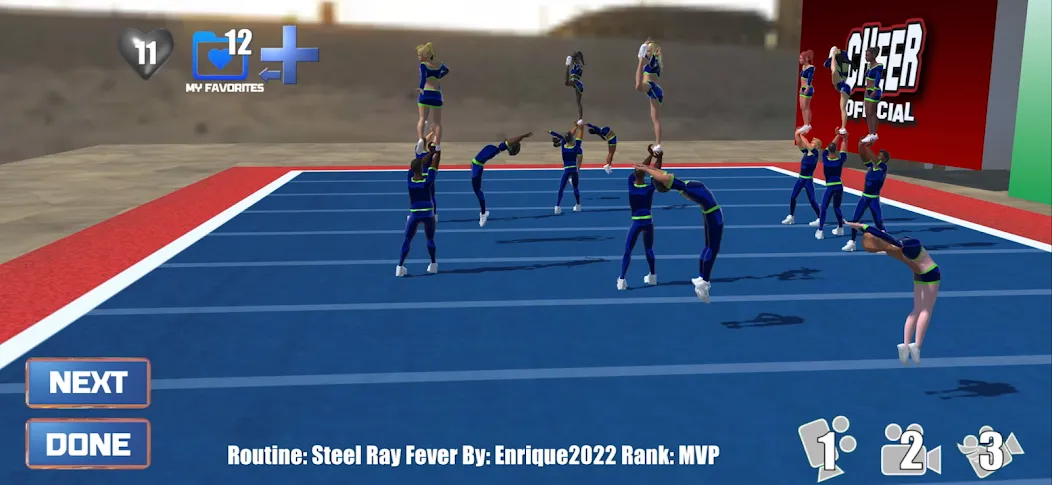 CHEER Official 3D — скриншот 1