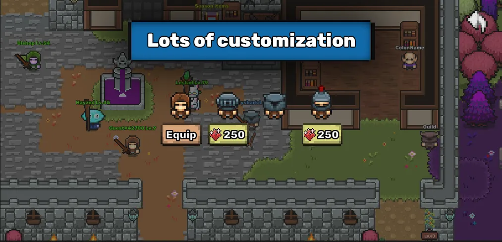Pixil - MMORPG 2D ONLINE RPG — скриншот 4