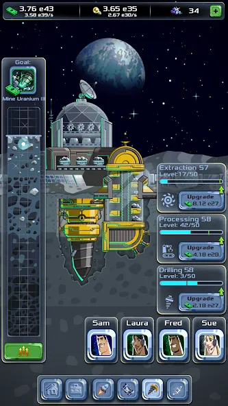 Idle Space Company — скриншот 4