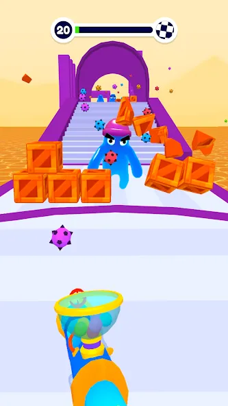 Blob Shooter 3D — Assassin Hit — скриншот 2