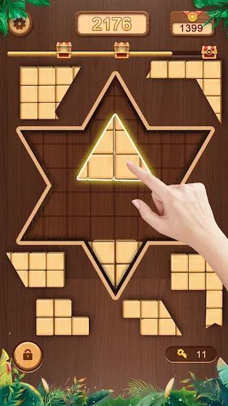 WoodCube - Woody Puzzle — скриншот 3