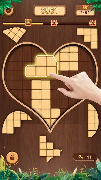 WoodCube - Woody Puzzle — скриншот 4