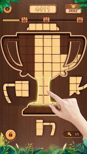 WoodCube - Woody Puzzle — скриншот 5