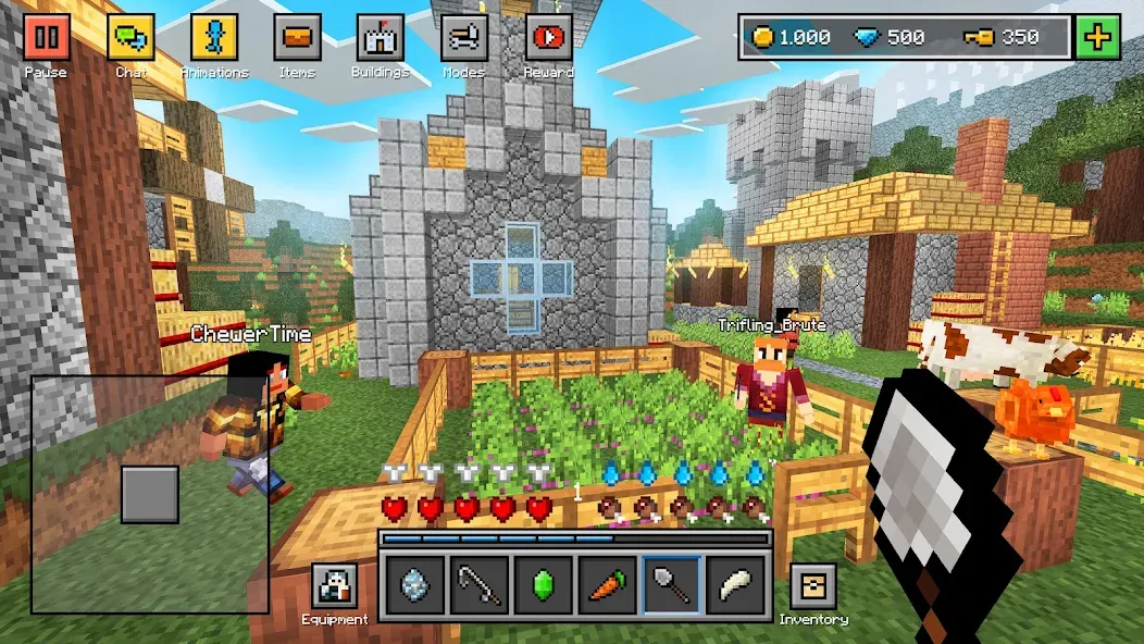 Block World 3D: Craft & Build — скриншот 1