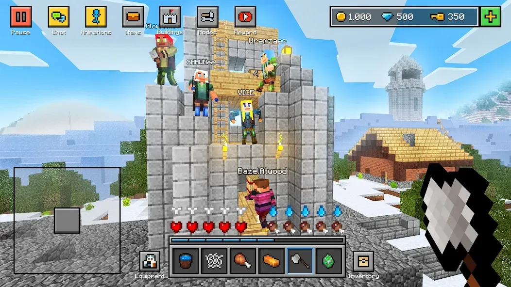 Block World 3D: Craft & Build — скриншот 3