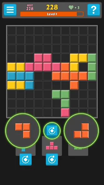 Block Buster - Hex and Square — скриншот 3