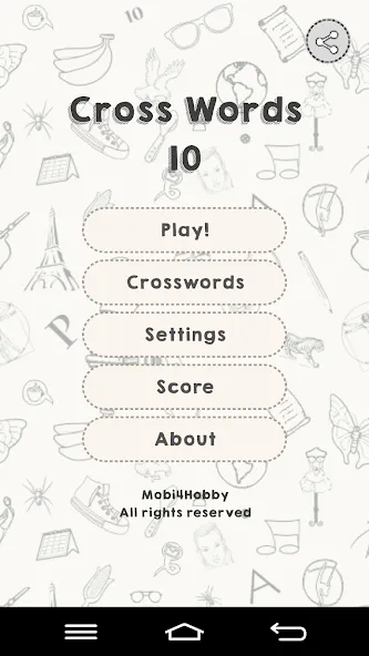CrossWords 10 — скриншот 1