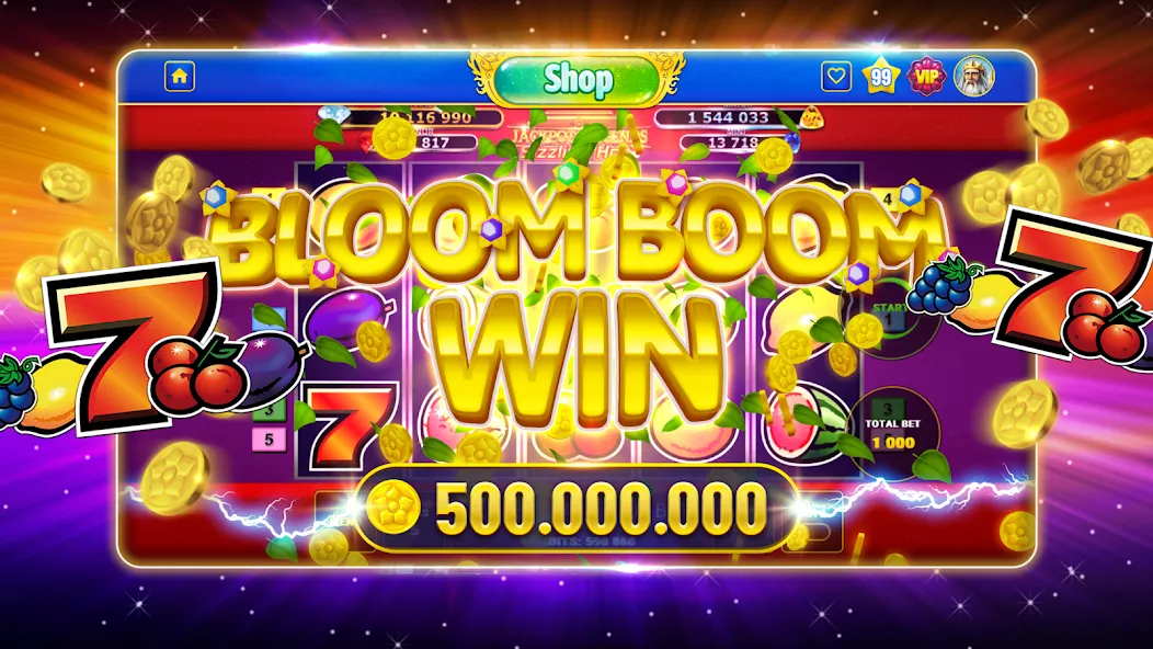 Bloom Boom Casino Slots Online — скриншот 1 Bloom Boom Casino Slots Online — скриншот 1