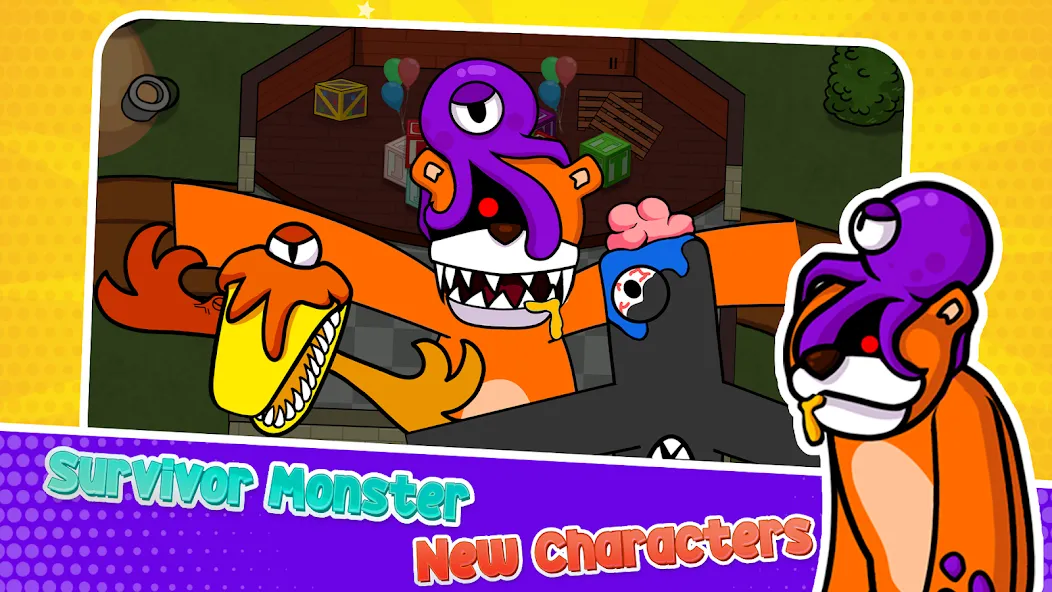 Survivor In Rainbow Monster — скриншот 1