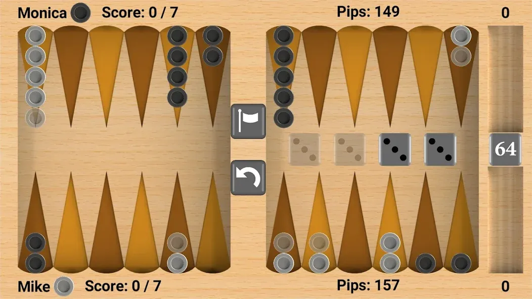 Bluetooth Backgammon — скриншот 3 Bluetooth Backgammon — скриншот 3