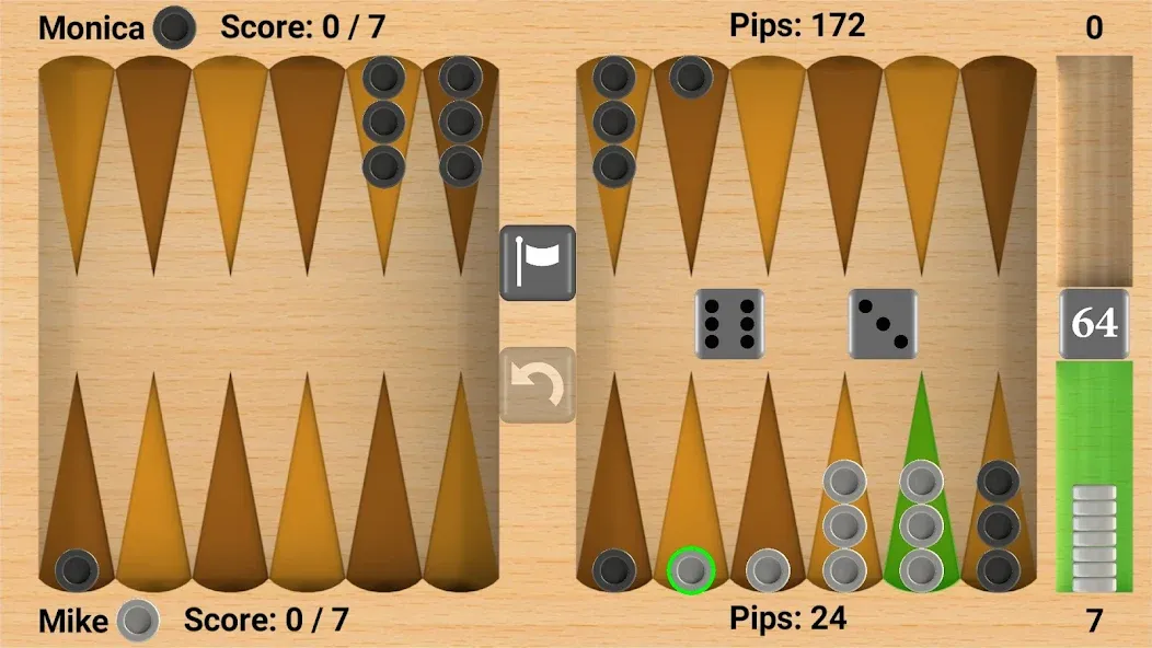Bluetooth Backgammon — скриншот 4 Bluetooth Backgammon — скриншот 4