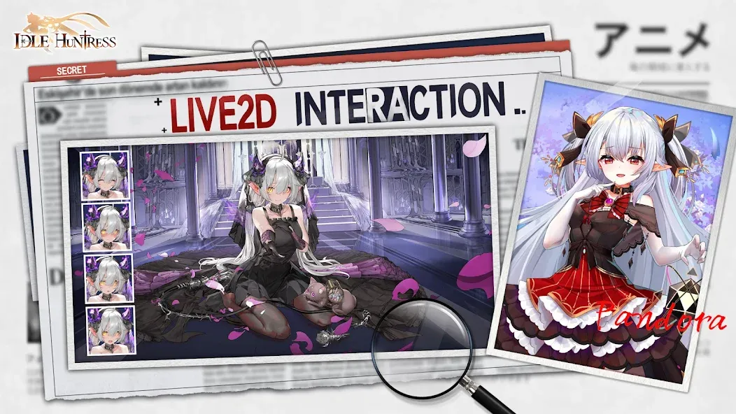 Idle Huntress: Girl's Land — скриншот 4
