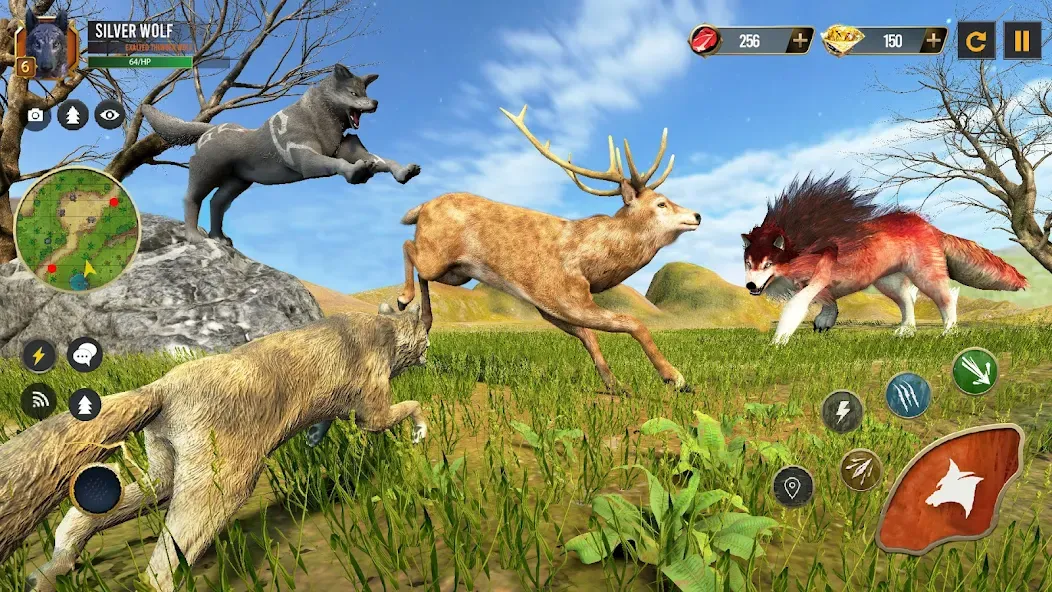 Wild Wolf Simulator Wolf Games — скриншот 2