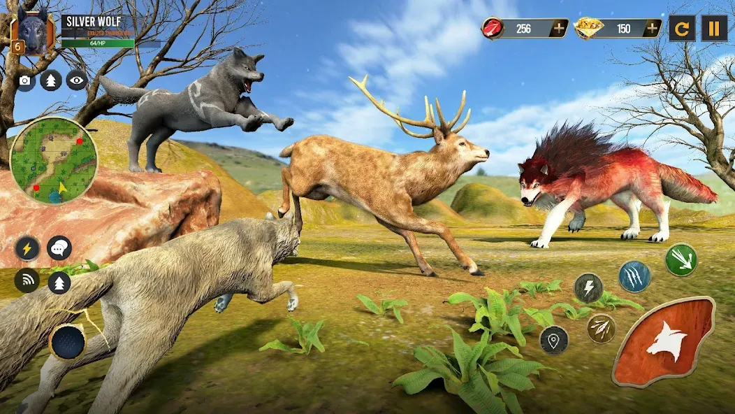 Wild Wolf Simulator Wolf Games — скриншот 5
