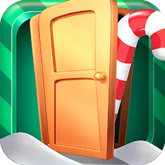Скачать Open 100 Doors - Christmas! — MOD на Андроид — Все подсказки разблокированы