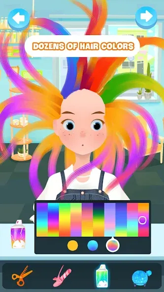 Hair salon games : Hairdresser — скриншот 1