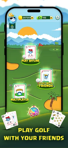 Play Nine: Golf Card Game — скриншот 1