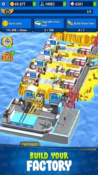 Idle Inventor - Factory Tycoon — скриншот 1 Idle Inventor - Factory Tycoon — скриншот 1