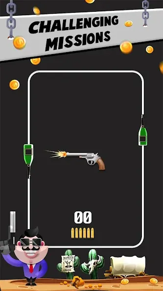 Bottle Shooting VS Gun — скриншот 1 Bottle Shooting VS Gun — скриншот 1