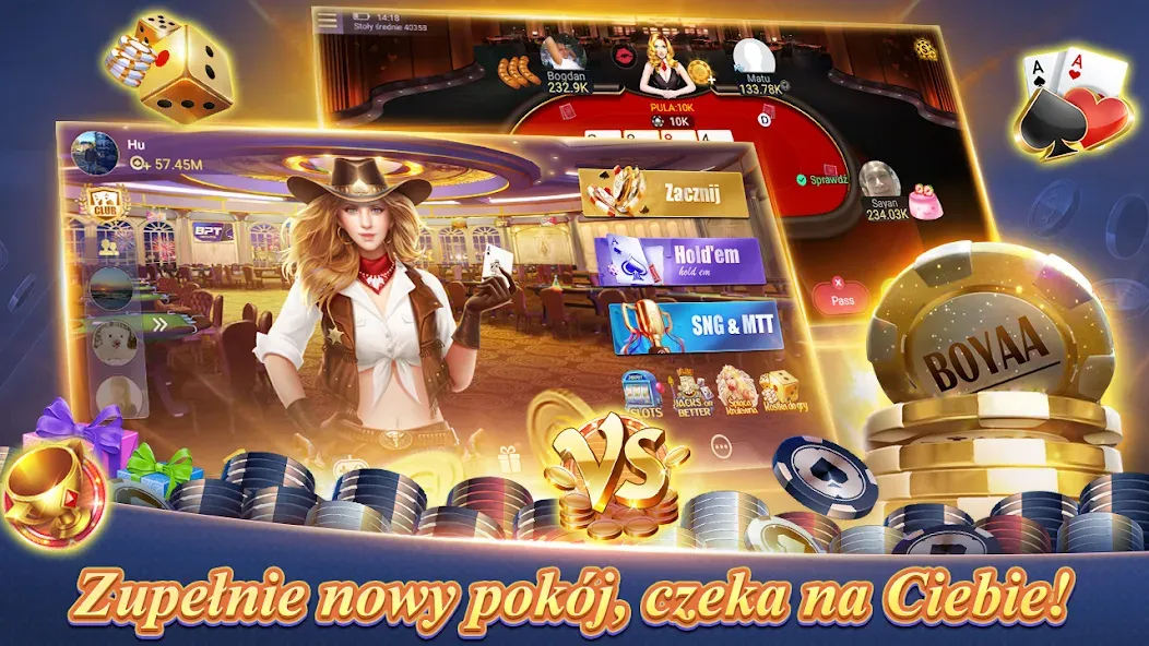 Texas Poker Polski (Boyaa) — скриншот 3 Texas Poker Polski (Boyaa) — скриншот 3