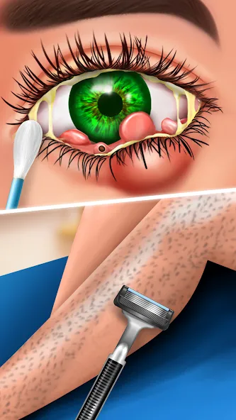 ASMR Doctor Makeup Salon games — скриншот 4