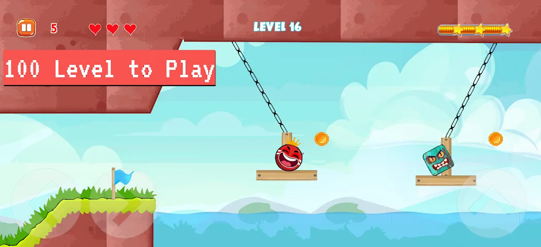 Bounce Ball 4: Red Season 4 — скриншот 1 Bounce Ball 4: Red Season 4 — скриншот 1