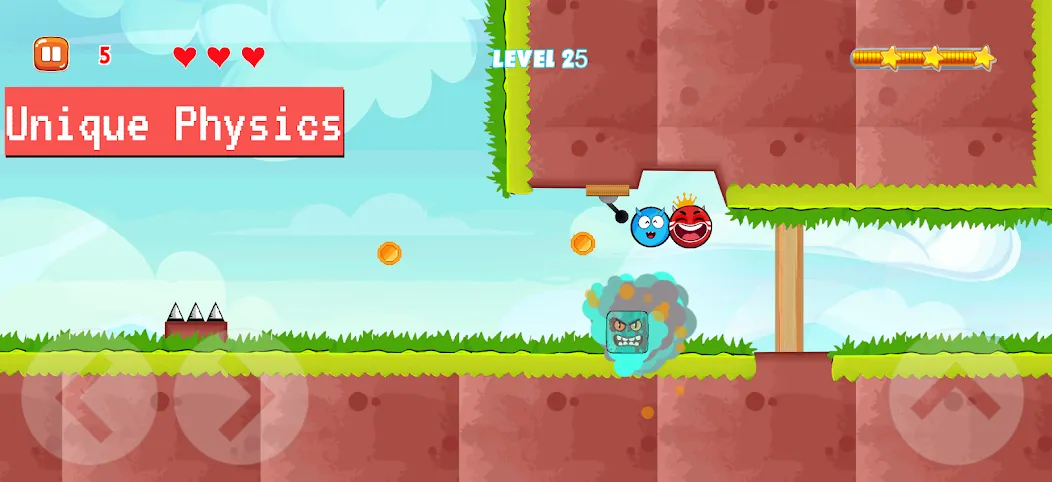 Bounce Ball 4: Red Season 4 — скриншот 3 Bounce Ball 4: Red Season 4 — скриншот 3