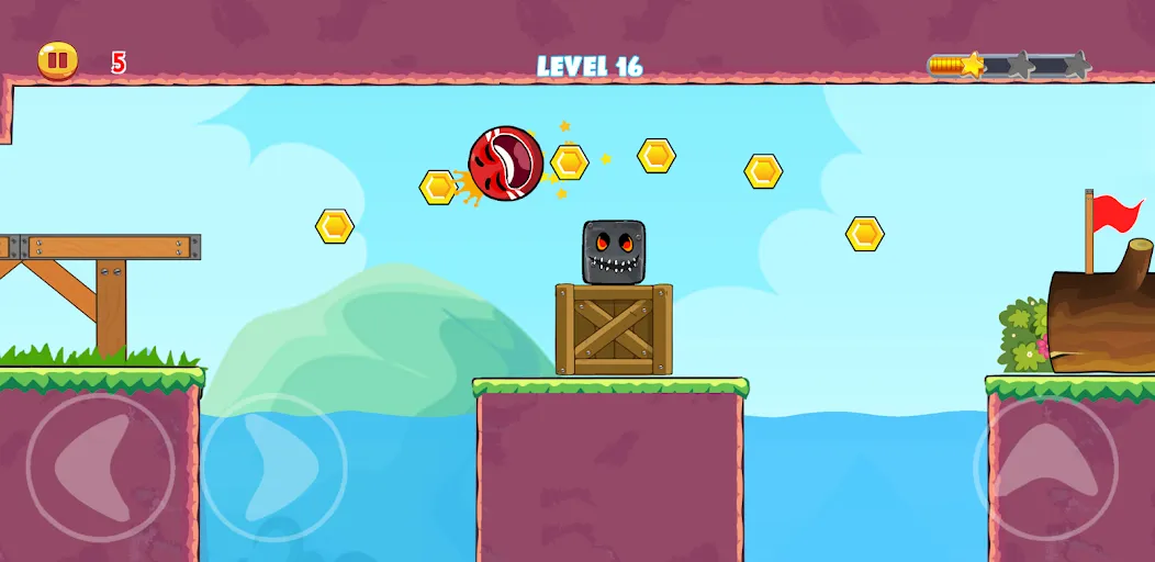 Red Hero 4 - red bounce ball 5 — скриншот 5