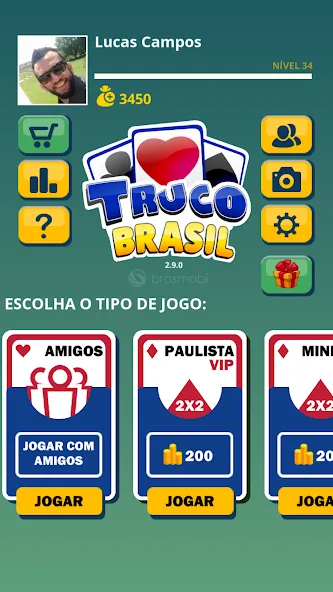 Truco Brasil - Truco online — скриншот 1 Truco Brasil - Truco online — скриншот 1