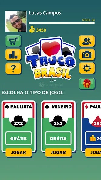 Truco Brasil - Truco online — скриншот 2 Truco Brasil - Truco online — скриншот 2