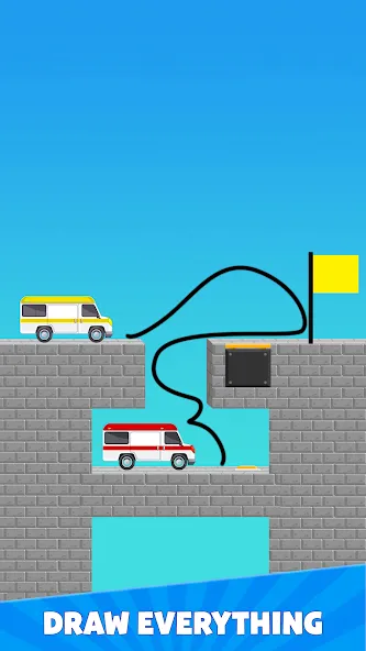 Draw Bridge Puzzle: Brain Game — скриншот 2