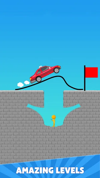 Draw Bridge Puzzle: Brain Game — скриншот 4