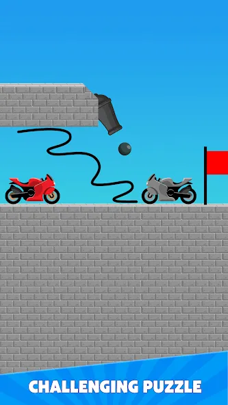 Draw Bridge Puzzle: Brain Game — скриншот 5