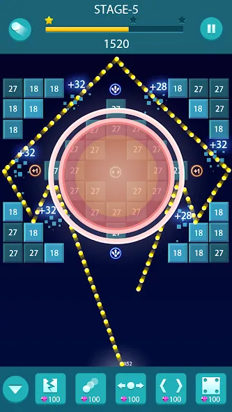 Bricks and Balls - Brick Game — скриншот 1