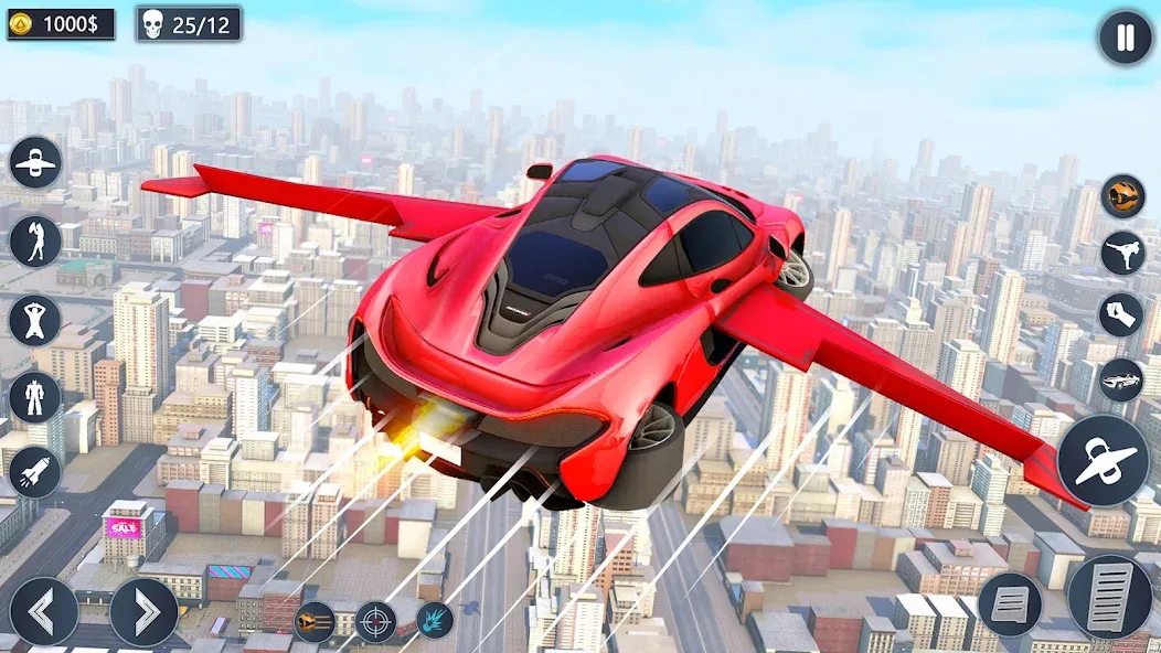 Flying Car Robot Game Car Game — скриншот 2 Flying Car Robot Game Car Game — скриншот 2