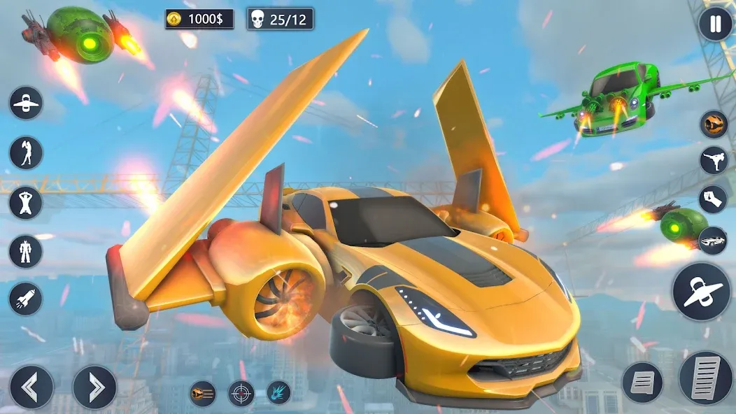 Flying Car Robot Game Car Game — скриншот 3 Flying Car Robot Game Car Game — скриншот 3