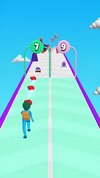 Merge Run Monster 3D Battle — скриншот 1