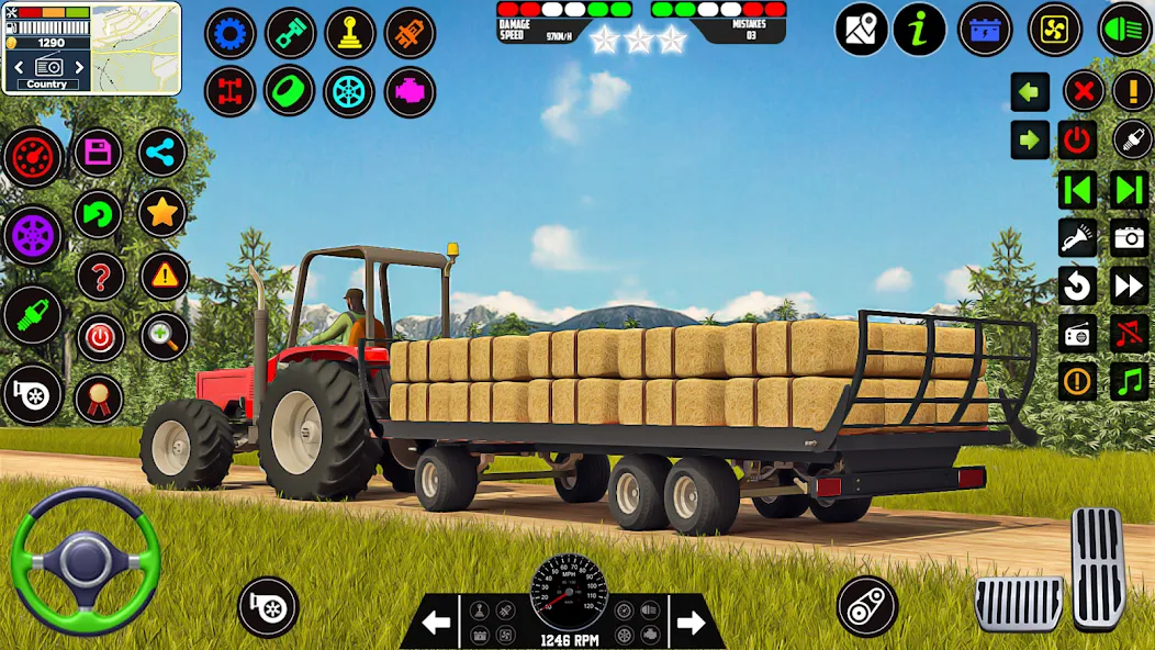 Indian Tractor Game Farming 3D — скриншот 4