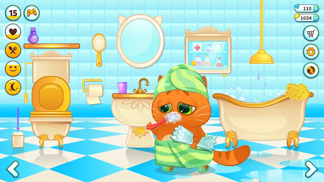 Bubbu – My Virtual Pet Cat — скриншот 1