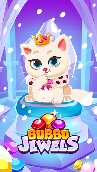 Bubbu Jewels - Merge Puzzle — скриншот 1