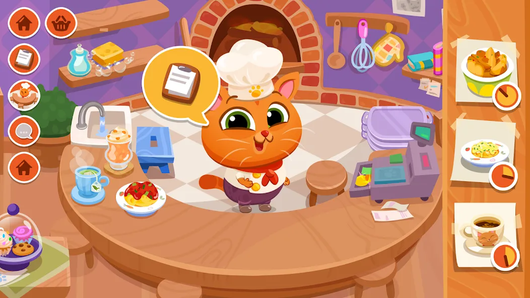 Bubbu Restaurant - My Cat Game — скриншот 1