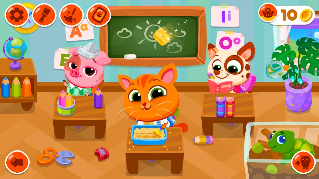 Bubbu School - My Virtual Pets — скриншот 1