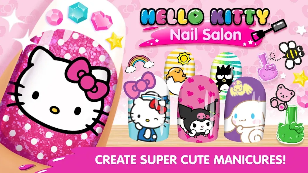 Hello Kitty Nail Salon — скриншот 1