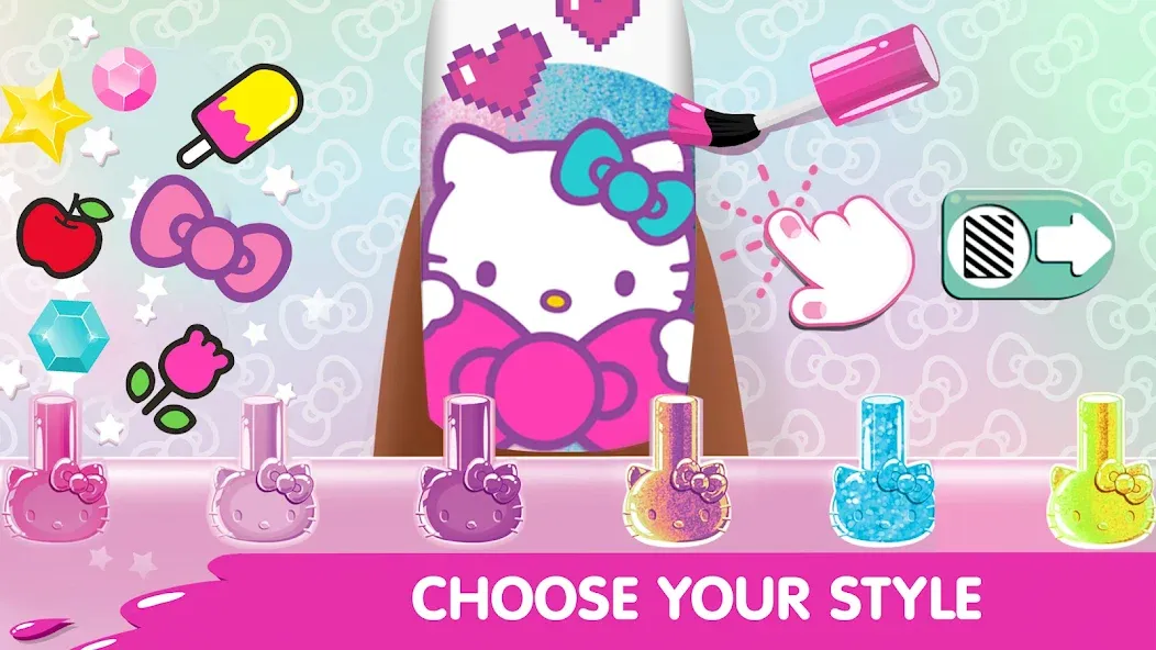 Hello Kitty Nail Salon — скриншот 2