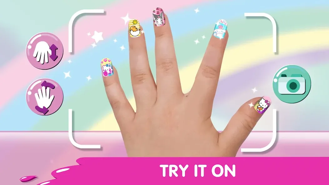 Hello Kitty Nail Salon — скриншот 4