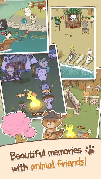 Animal Camping: Idle Camp — скриншот 4