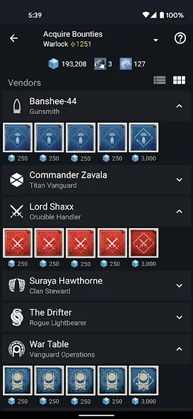 Destiny 2 Companion — скриншот 3 Destiny 2 Companion — скриншот 3
