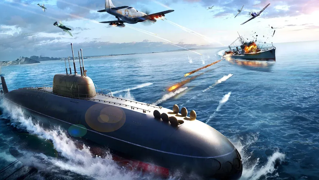 Sea War: Raid — скриншот 1