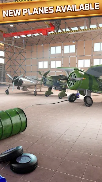 Idle Planes: Build Airplanes — скриншот 1